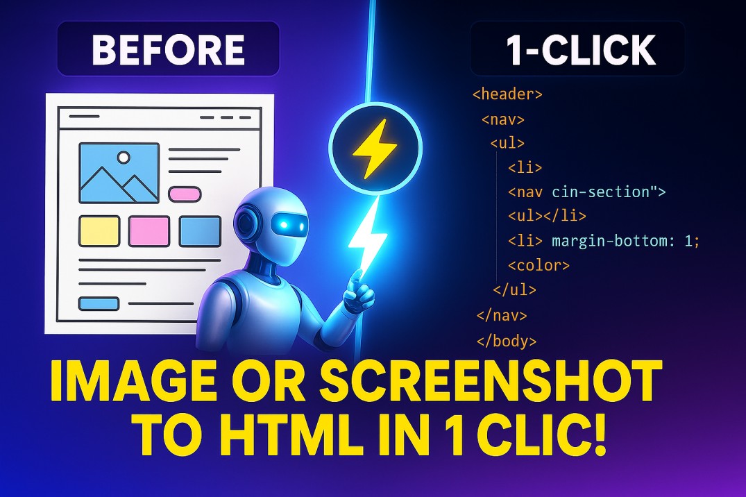 Convert Image to HTML with AI (Step-by-Step Guide)