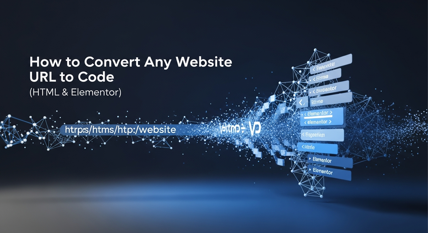 How to Convert Any Website URL to Code (HTML & Elementor)